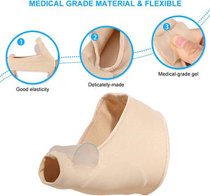 Bunion Relief Sleeve with Gel Toe Spacer + Gel Bunion Pad